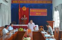 Thường trực Hội đồng nhân dân huyện Năm Căn họp phiên thường kỳ tháng 3/2018 