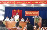 Chủ tịch Hội đồng nhân dân tỉnh tiếp xúc cử tri tại xã Hòa Tân, thành phố Cà Mau