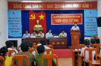 Tổ đại biểu HĐND tỉnh đơn vị huyện Năm Căn tiếp  xúc cử tri báo cáo kết quả Kỳ họp thứ Chín HĐND tỉnh