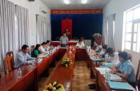 Thường trực Hội đồng nhân dân huyện Năm Căn họp phiên thường kỳ tháng 5/2018
