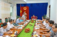 Nhiều đồng chí nguyên lãnh đạo tỉnh cho ý kiến đóng góp nội dung  chương trình Kỳ họp thứ Sáu HĐND tỉnh Khoá IX