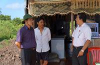 Ban Dân tộc HĐND tỉnh khảo sát tình hình cuộc sống của đồng bào dân tộc thiểu số tại dự án định canh định cư Vàm kênh Lung Ranh