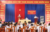 Kỳ họp thứ Ba HĐND xã Đất Mới, huyện Năm Căn, nhiệm kỳ 2016-2021