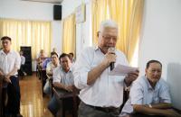 Tổ đại biểu HĐND thành phố Cà Mau tiếp xúc cử tri Phường 7