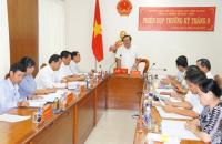 Thường trực HĐND tỉnh họp thông qua dự kiến chương trình kỳ họp thứ Hai
