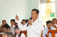Tổ đại biểu HĐND tỉnh đơn vị huyện Năm Căn tiếp xúc cử tri xã Lâm Hải
