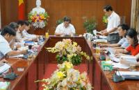 Đảng đoàn HĐND tỉnh họp thống nhất lãnh đạo nội dung chương trình Kỳ họp thứ Tư HĐND tỉnh