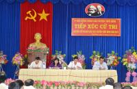 Thường trực HĐND huyện tiếp xúc cử tri chuyên đề ngành giáo dục năm 2017