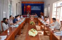 Năm Căn: Ban kinh tế - xã hội HĐND huyện thẩm tra văn bản trình kỳ họp thứ Bảy HĐND huyện 