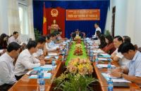 Phiên họp thường kỳ Thường trực HĐND tỉnh Cà Mau tháng 1