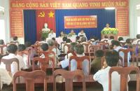 Đoàn đại biểu Quốc hội tỉnh Cà Mau tiếp xúc cử tri trước kỳ họp thứ 11, Quốc hội khóa XIII