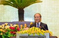 Chủ tịch Quốc hội Nguyễn Sinh Hùng phát biểu khai mạc kỳ họp thứ 10, Quốc hội khoá XIII 