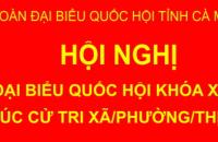 Đại biểu Quốc hội tỉnh Cà Mau tiếp xúc cử tri trước kỳ họp thứ Năm, Quốc hội khóa XIV
