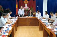 Thường trực HĐND tỉnh làm việc với UBND huyện Năm Căn 