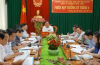 Phiên họp thường kỳ tháng 4 năm 2017 của Thường trực HĐND tỉnh