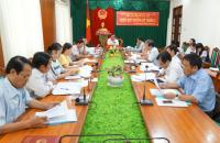 Thường trực HĐND tỉnh Cà Mau tổ chức phiên họp thường kỳ tháng 5