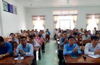 Tiếp xúc cử tri tại huyện Phú Tân
