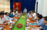 Nhiều đồng chí nguyên lãnh đạo tỉnh  cho ý kiến đóng góp nội dung chương trình Kỳ họp HĐND tỉnh