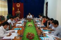 Thường trực HĐND tỉnh họp thông qua  một số nội dung trình Kỳ họp thứ Năm