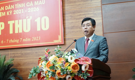 Bài phát biểu khai mạc Kỳ họp thứ 10, HĐND tỉnh Cà Mau khóa X, nhiệm kỳ 2021 - 2026
