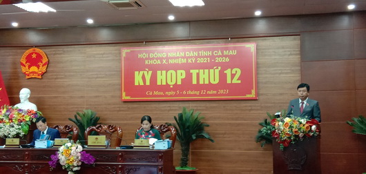 Khai mạc Kỳ họp thứ 12 HĐND tỉnh Cà Mau Khóa X
