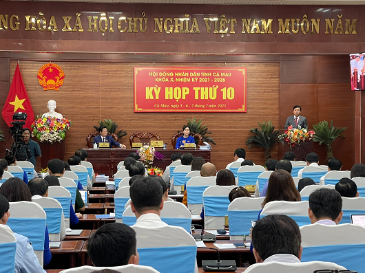 Khai mạc Kỳ họp thứ 10 HĐND tỉnh Cà Mau Khoá X